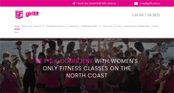 Desktop Screenshot of girlfit.com.au